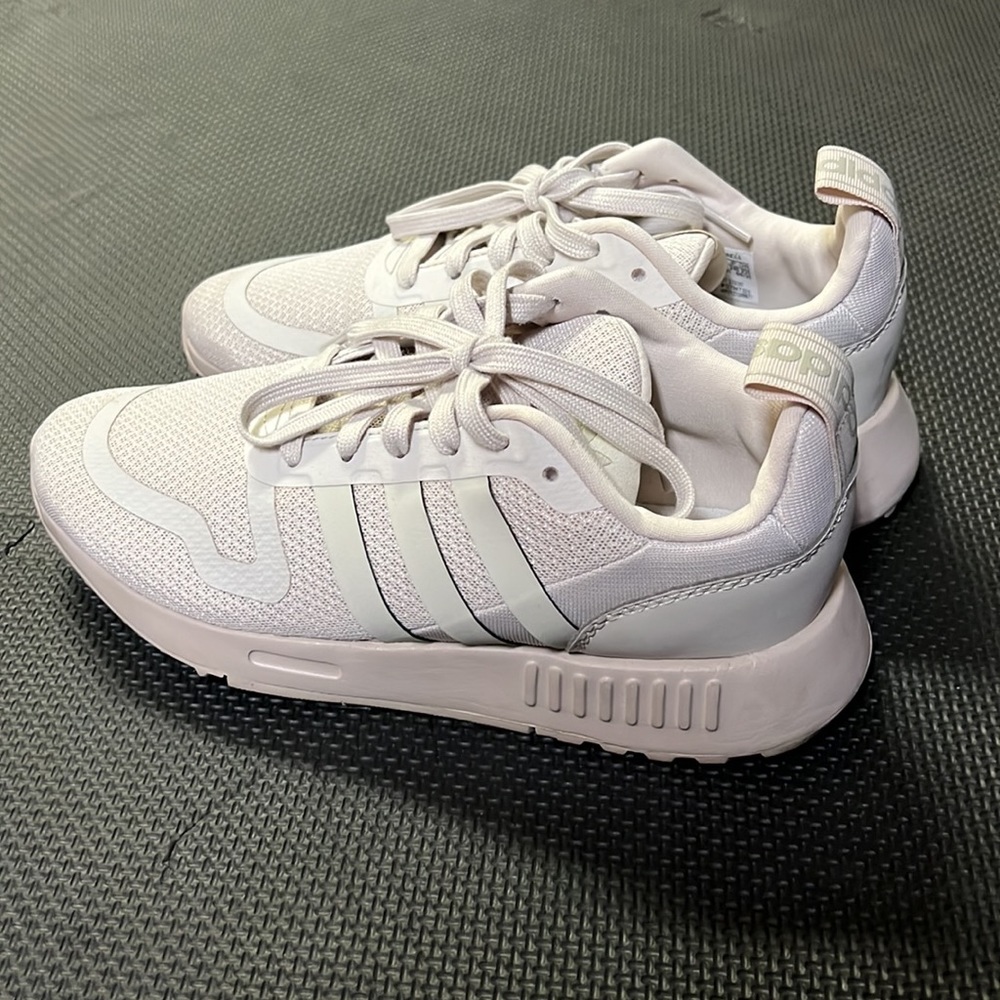 Adidas sneakers, light brown/sesame color, size 5.5 big kids